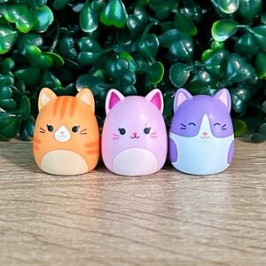 Squish-a-longs by Squishmallows Cat Bundle